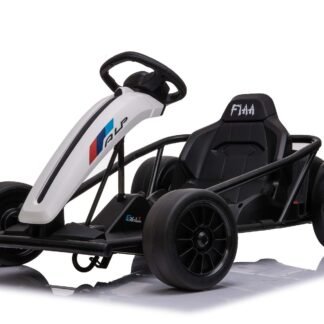 DriftKart 24V, batería 2x12V, 15Km / h, BLANCO, motores 350W LI-SX1968WT